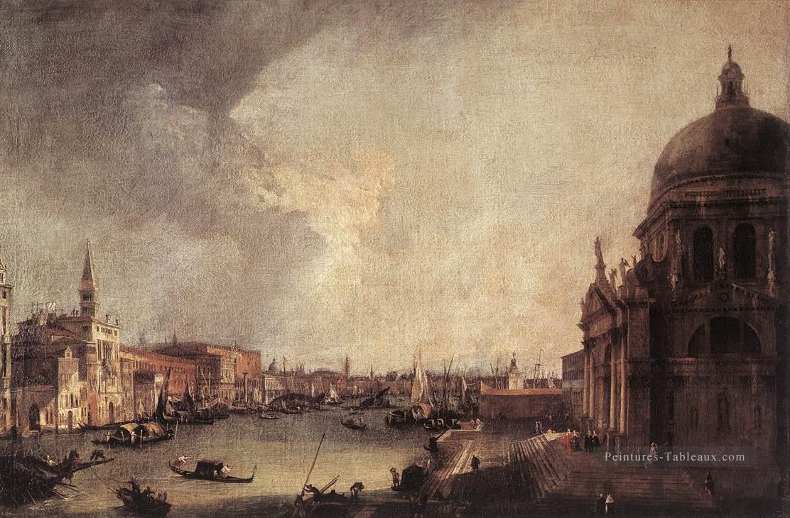 Entrée du Grand Canal à l’est de Canaletto Peintures à l'huile